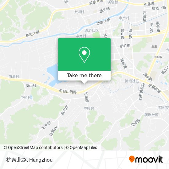 杭泰北路 map