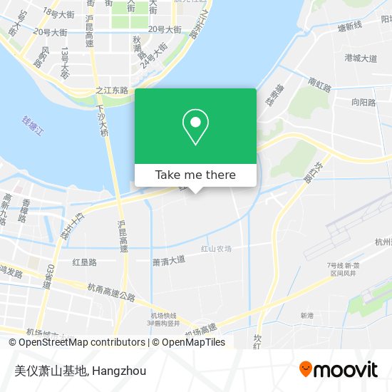 美仪萧山基地 map