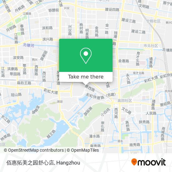 佰惠拓美之园舒心店 map