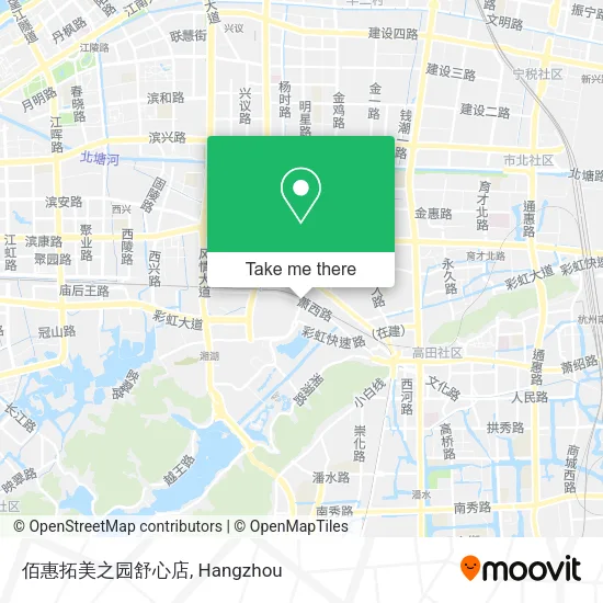 佰惠拓美之园舒心店 map