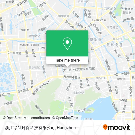 浙江绿凯环保科技有限公司 map