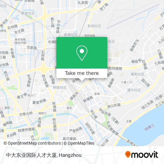 中大东业国际人才大厦 map
