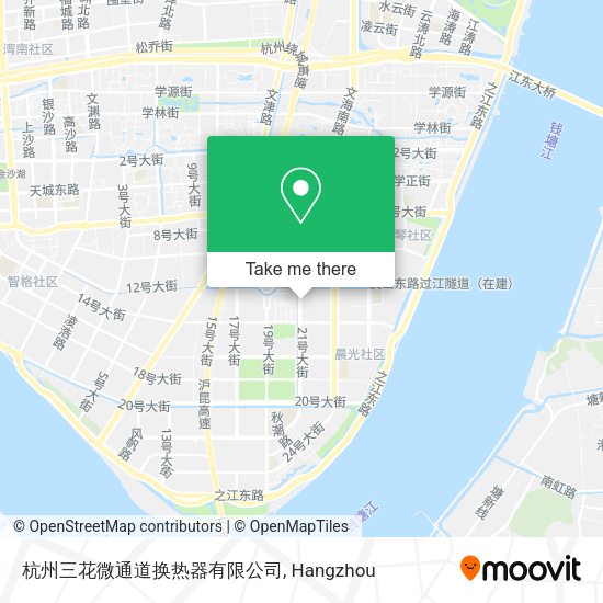 杭州三花微通道换热器有限公司 map
