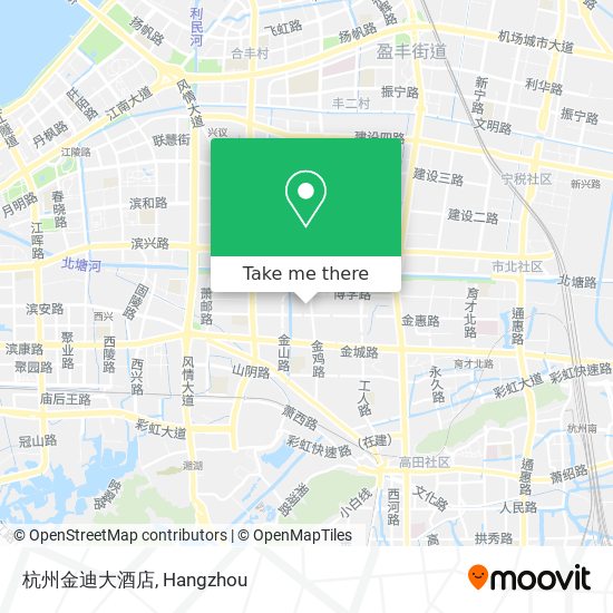 杭州金迪大酒店 map