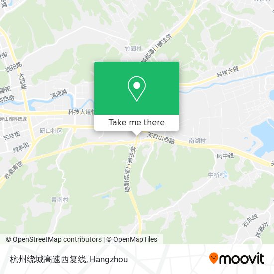 杭州绕城高速西复线 map