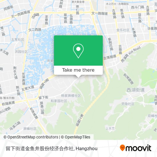 留下街道金鱼井股份经济合作社 map