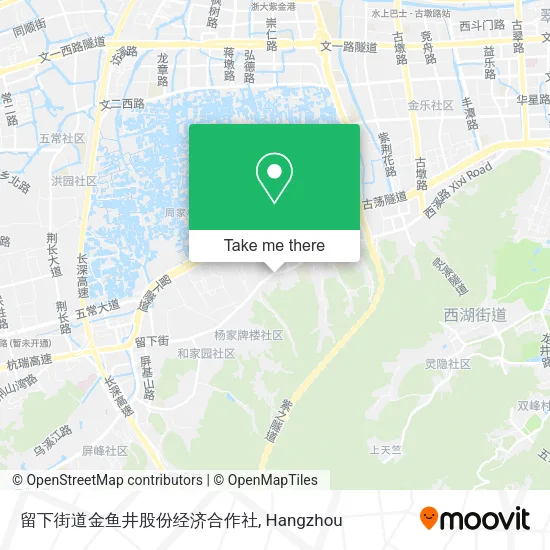 留下街道金鱼井股份经济合作社 map