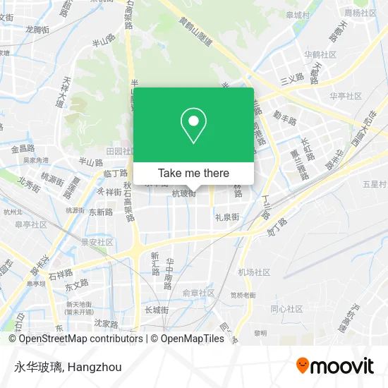 永华玻璃 map