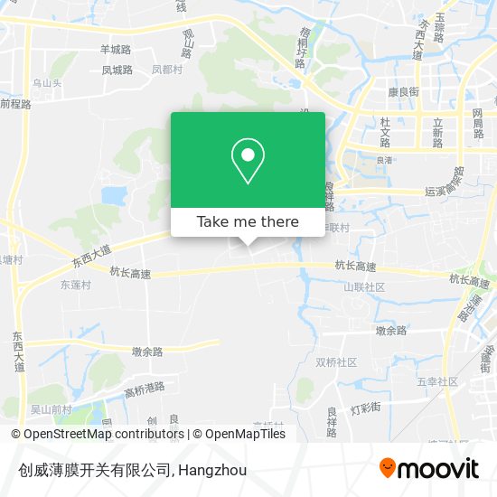 创威薄膜开关有限公司 map