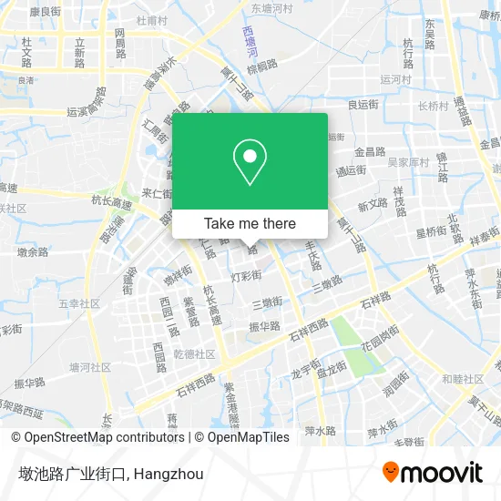 墩池路广业街口 map