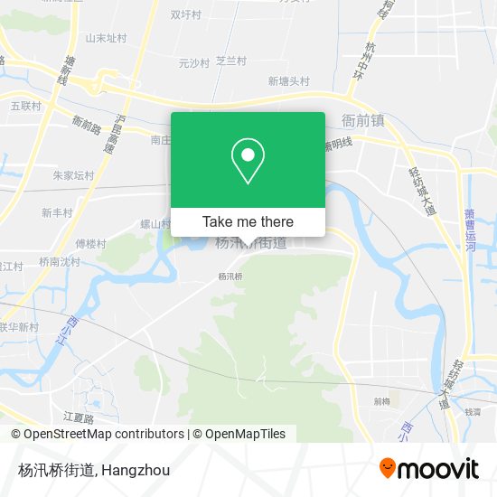 杨汛桥街道 map