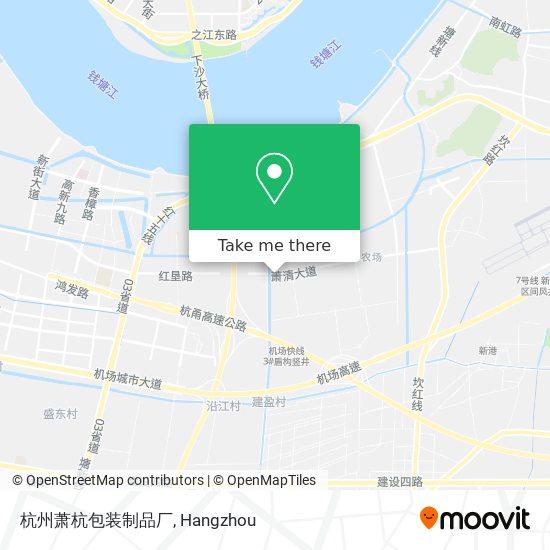 杭州萧杭包装制品厂 map
