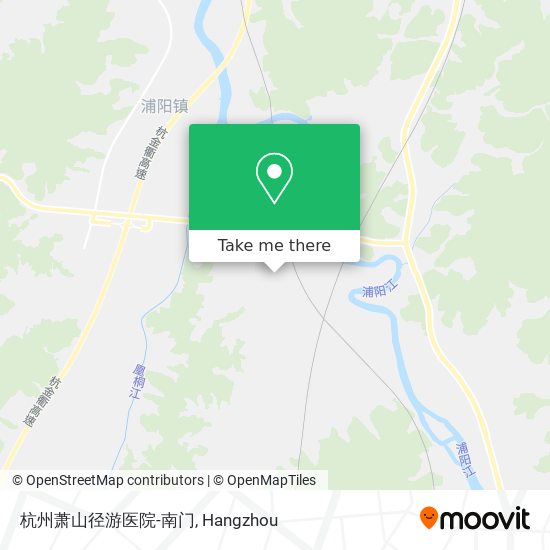 杭州萧山径游医院-南门 map