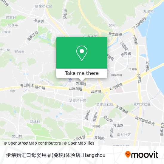伊亲购进口母婴用品(免税)体验店 map