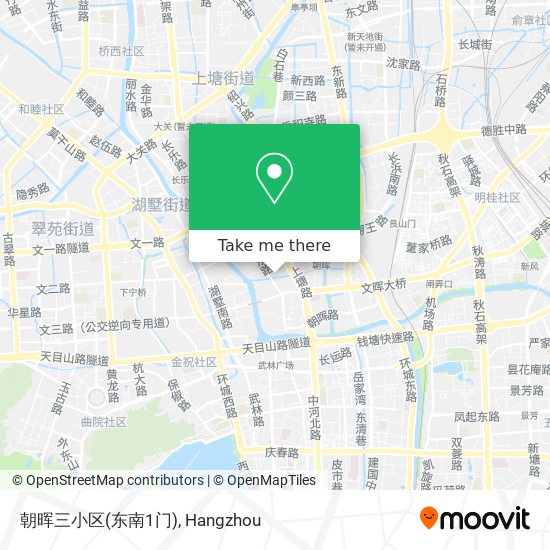 朝晖三小区(东南1门) map