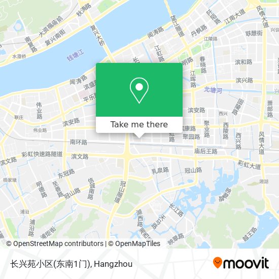 长兴苑小区(东南1门) map