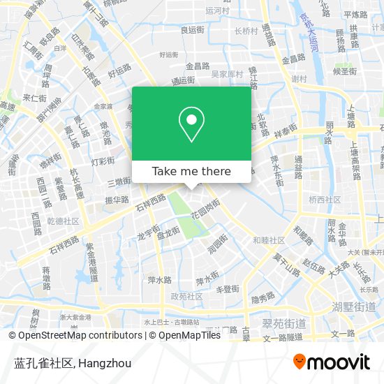 蓝孔雀社区 map
