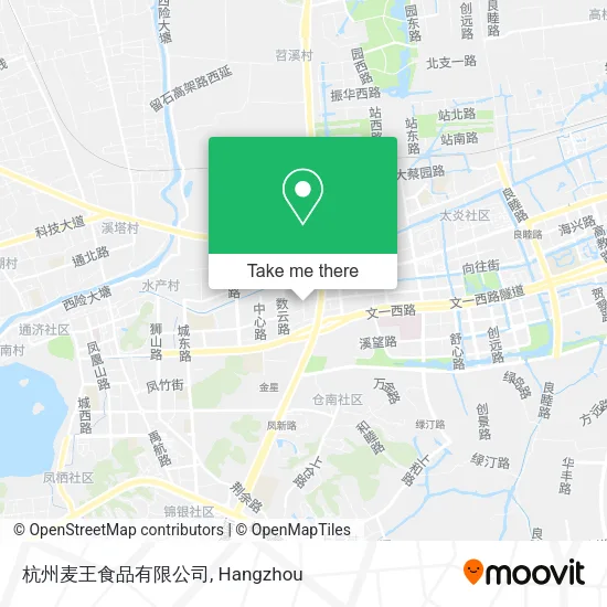杭州麦王食品有限公司 map