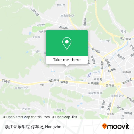 浙江音乐学院-停车场 map