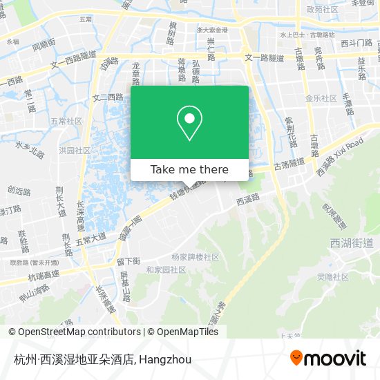 杭州·西溪湿地亚朵酒店 map