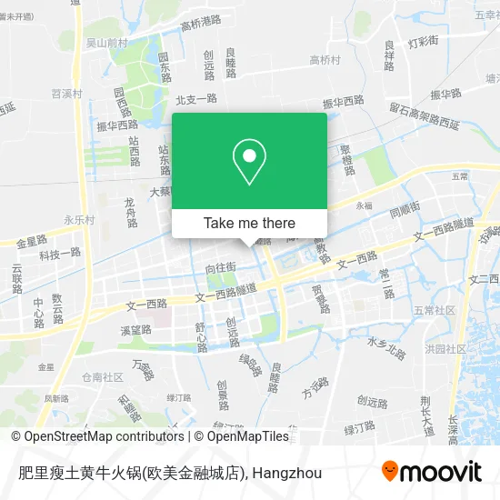 肥里瘦土黄牛火锅(欧美金融城店) map