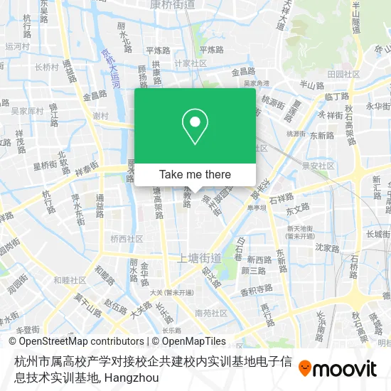 杭州市属高校产学对接校企共建校内实训基地电子信息技术实训基地 map