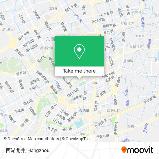 西湖龙井 map