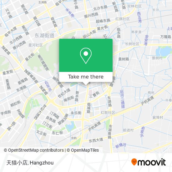 天猫小店 map