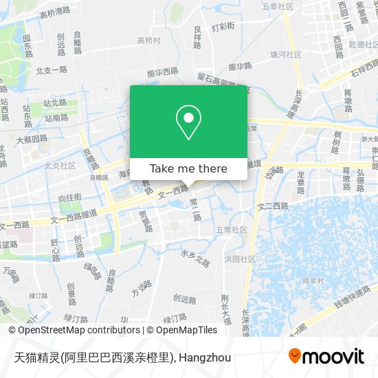 天猫精灵(阿里巴巴西溪亲橙里) map