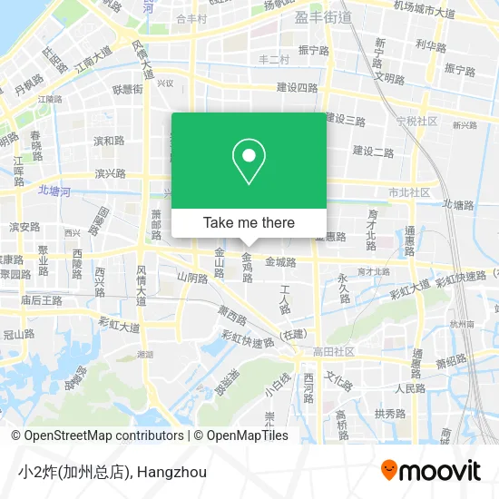 小2炸(加州总店) map