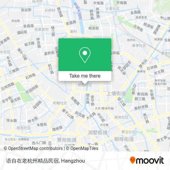 语自在老杭州精品民宿 map