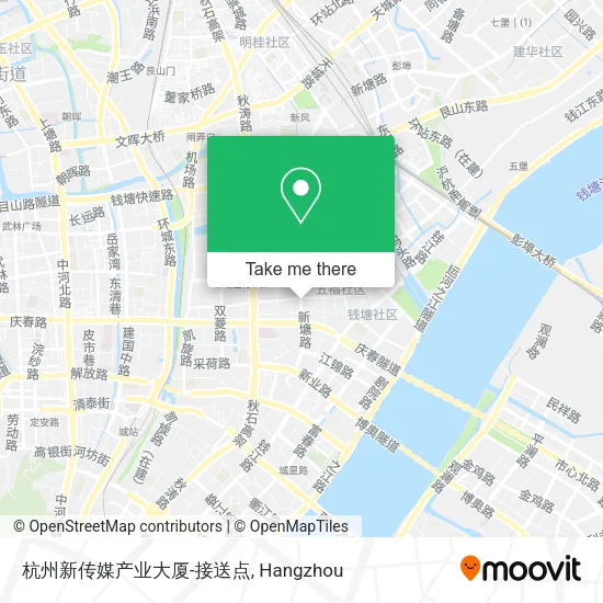 杭州新传媒产业大厦-接送点 map