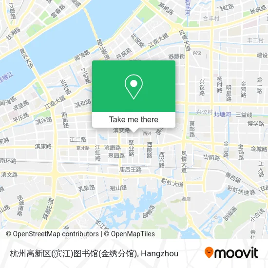 杭州高新区(滨江)图书馆(金绣分馆) map