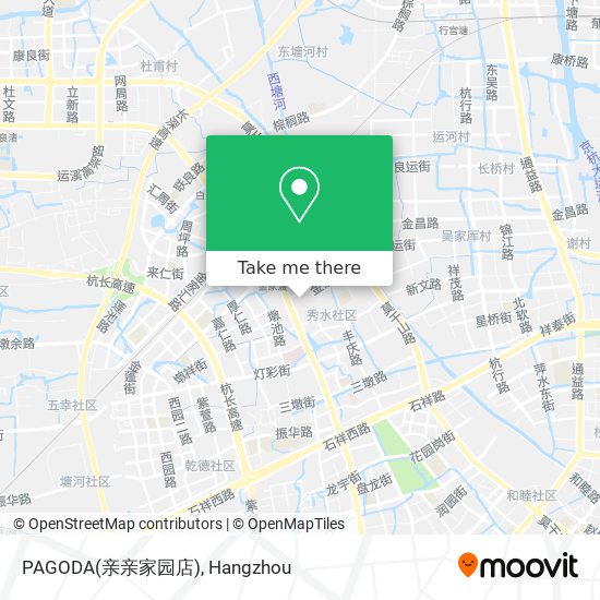 PAGODA(亲亲家园店) map