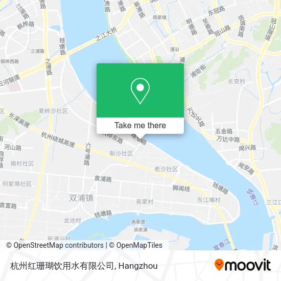 杭州红珊瑚饮用水有限公司 map