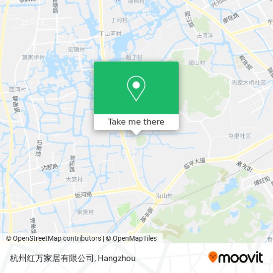 杭州红万家居有限公司 map