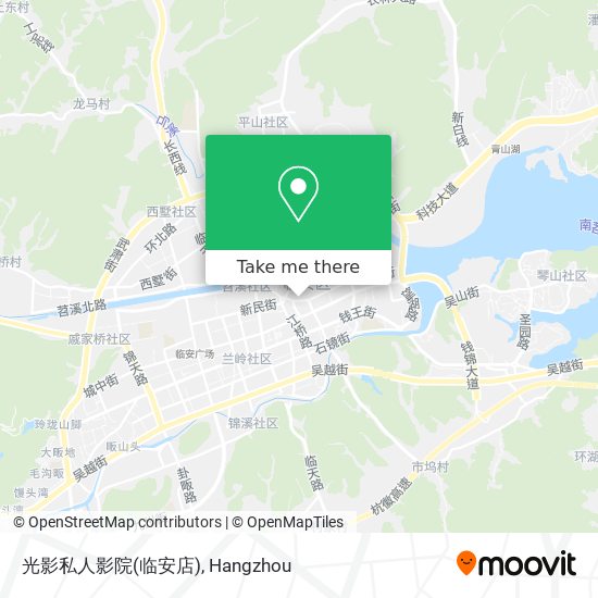 光影私人影院(临安店) map