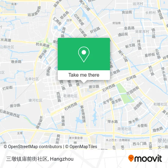 三墩镇庙前街社区 map