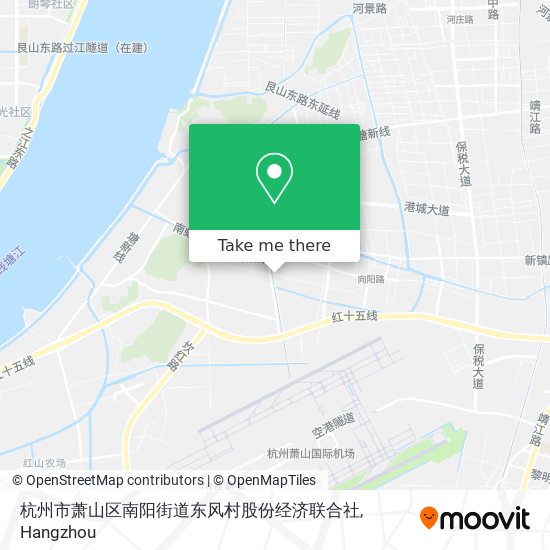 杭州市萧山区南阳街道东风村股份经济联合社 map