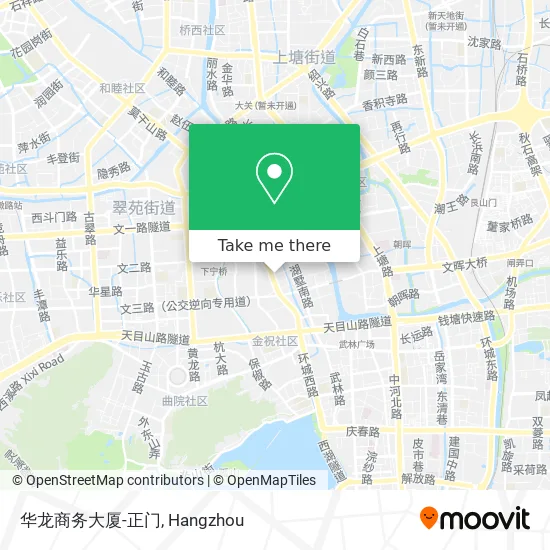 华龙商务大厦-正门 map