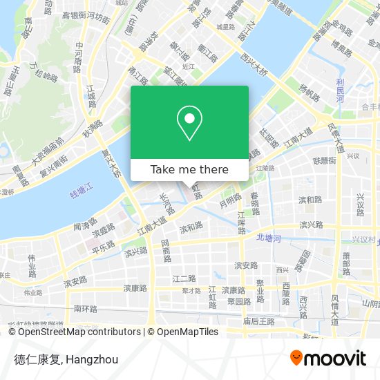 德仁康复 map