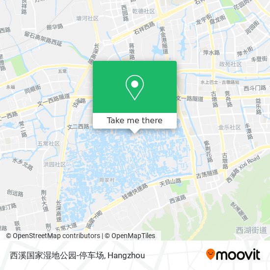 西溪国家湿地公园-停车场 map