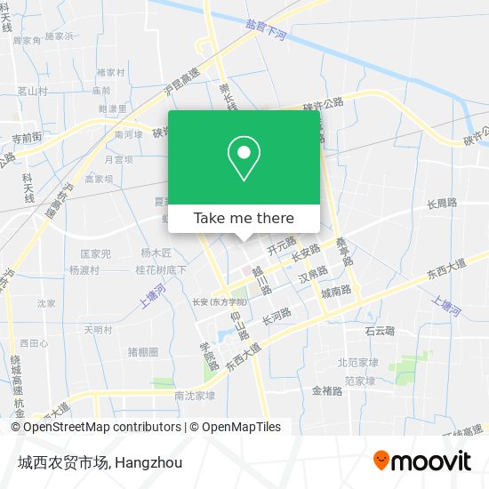 城西农贸市场 map