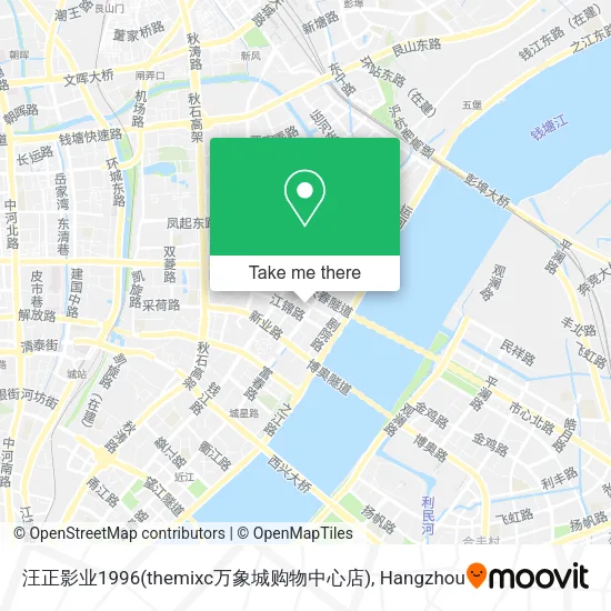 汪正影业1996(themixc万象城购物中心店) map
