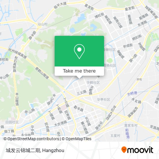 城发云锦城二期 map