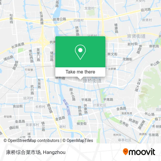康桥综合菜市场 map