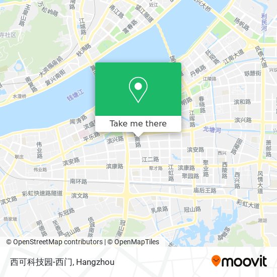 西可科技园-西门 map