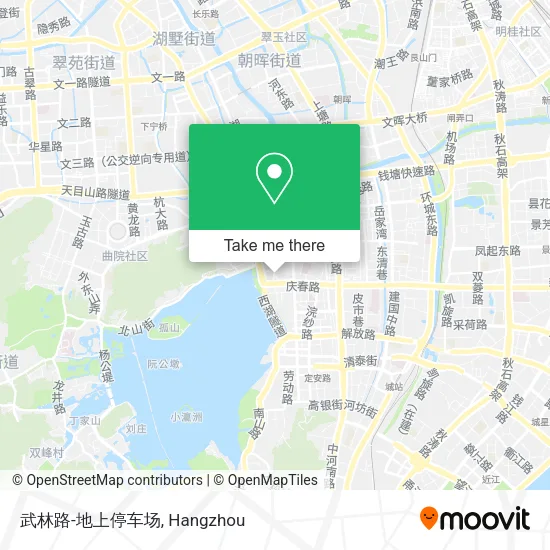 武林路-地上停车场 map
