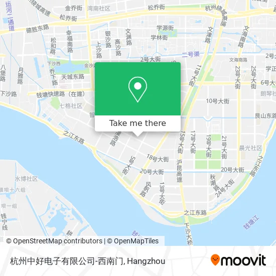 杭州中好电子有限公司-西南门 map