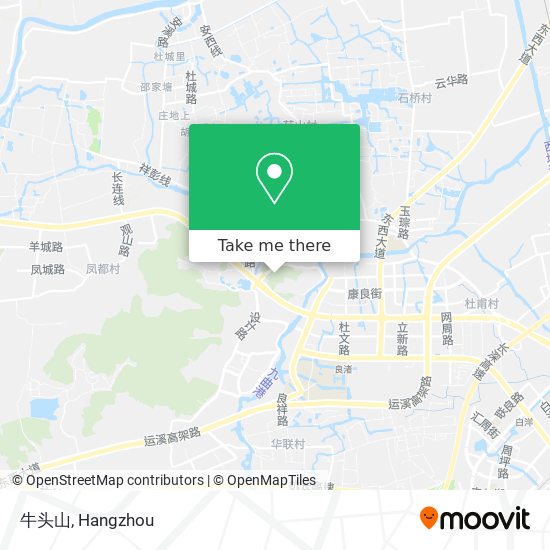 牛头山 map